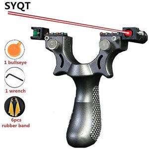 Unbranded (set 2) New Laser Aiming Sling Shot Set Outdoor Hunting Catapult With Flat Rubbe Unbranded (set 2) New Laser Aiming Sling Shot Set Outdoor Hunting Catapult With Flat Rubbe