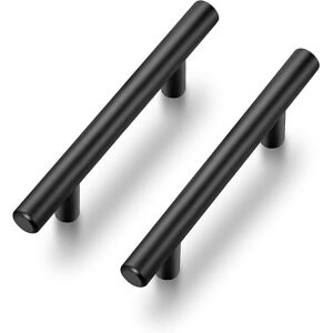 Unbranded 10 Pack Black Kitchen Handles Cupboard Handles 96mm Hole Center Stainless Steel Unbranded 10 Pack Black Kitchen Handles Cupboard Handles 96mm Hole Center Stainless Steel