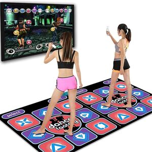 Unbranded Double Dancing Mat Double User Wired Dance Mat Game Non-slip With 2 Remote Contr Unbranded Double Dancing Mat Double User Wired Dance Mat Game Non-slip With 2 Remote Contr