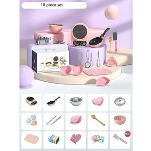 Unbranded (18 piece set) Mini Kitchen Set To Make Real Food Cooking Electric Furnace Stain Unbranded (18 piece set) Mini Kitchen Set To Make Real Food Cooking Electric Furnace Stain