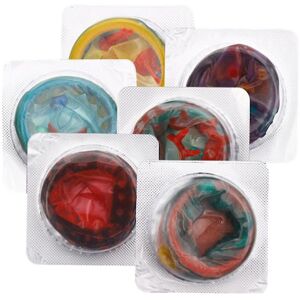 Unbranded 6pcs Adult Ribbed Dotted Spike Condom Unbranded 6pcs Adult Ribbed Dotted Spike Condom