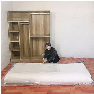 Unbranded Alg Mattress Vacuum Bags For Moving - Mattress Storage Bag - Space-saving Vacuum Unbranded Alg Mattress Vacuum Bags For Moving - Mattress Storage Bag - Space-saving Vacuum