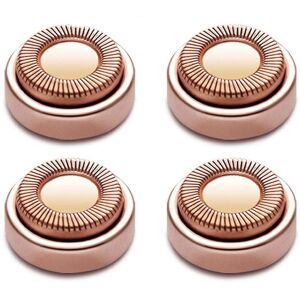 Unbranded 4 Pcs Flawless Replacement Heads With Cleaning Brush Unbranded 4 Pcs Flawless Replacement Heads With Cleaning Brush