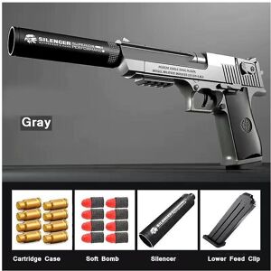 Unbranded (G) 2023 New White Black Toy Pistol Plastic Eva Foam Darts Bullets Toy Gun Model Unbranded (G) 2023 New White Black Toy Pistol Plastic Eva Foam Darts Bullets Toy Gun Model