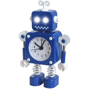Unbranded Robot Alarm Clock,stainless Metal Non-ticking Wake-up Clock With Flashing Eye Li Unbranded Robot Alarm Clock,stainless Metal Non-ticking Wake-up Clock With Flashing Eye Li