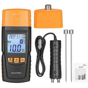Unbranded Wood Moisture Meter With Long Probe Digital Firewood Moisture Meter For Lumber P Unbranded Wood Moisture Meter With Long Probe Digital Firewood Moisture Meter For Lumber P