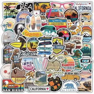 Tianfu 50 California water bottle stickers vinyl waterproof stickers notebook luggage s Tianfu 50 California water bottle stickers vinyl waterproof stickers notebook luggage s