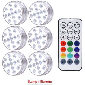 GreenZech (1 Controller 6 Lamp) Underwater Light IP68 Waterproof Swimming Pool RF Remote C GreenZech (1 Controller 6 Lamp) Underwater Light IP68 Waterproof Swimming Pool RF Remote C