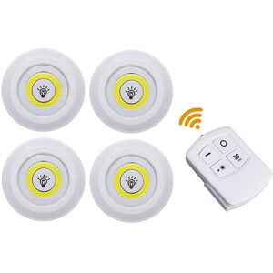 GreenZech (Warm White, 1 controller 4 lamp) Wall Lamp Dimmable LED Under Cabinet Light COB GreenZech (Warm White, 1 controller 4 lamp) Wall Lamp Dimmable LED Under Cabinet Light COB