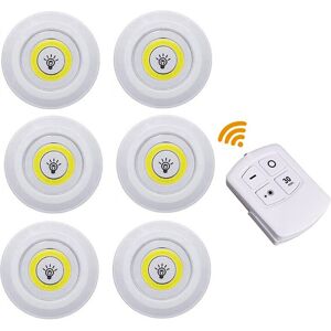 GreenZech (Warm White, 1 controller 6 lamp) Wall Lamp Dimmable LED Under Cabinet Light COB GreenZech (Warm White, 1 controller 6 lamp) Wall Lamp Dimmable LED Under Cabinet Light COB