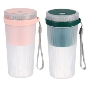 GreenZech (Green) Portable Mini Electric Juicer USB Charging Fruit Mixer Cup Bottle 300ML GreenZech (Green) Portable Mini Electric Juicer USB Charging Fruit Mixer Cup Bottle 300ML