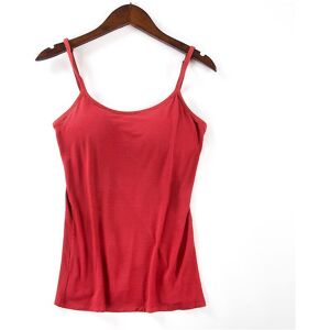 Unbranded (Red, M) Women Padded Soft Casual Bra Tank Top Women Spaghetti Cami Top Vest Fem Unbranded (Red, M) Women Padded Soft Casual Bra Tank Top Women Spaghetti Cami Top Vest Fem