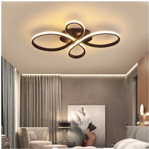GreenZech (Coffee, Stepless Dimming) AC220V-240V 60CM Nordic Style Living Room Ceiling Lig GreenZech (Coffee, Stepless Dimming) AC220V-240V 60CM Nordic Style Living Room Ceiling Lig