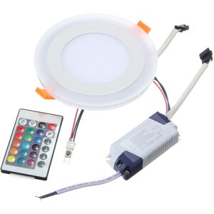 GreenZech (cool white+RGB+remote control) 6W RGB Dual Color LED Recessed Ceiling Round Pan GreenZech (cool white+RGB+remote control) 6W RGB Dual Color LED Recessed Ceiling Round Pan
