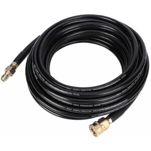 Unbranded Black 5800psi 50ft High Pressure Washer Tube Cleaning Hose 3/8inch Quick Connect Unbranded Black 5800psi 50ft High Pressure Washer Tube Cleaning Hose 3/8inch Quick Connect