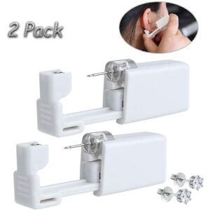 Unbranded 2 Pack Self Ear Piercing Gun Disposable Self Ear Piercing Gun Kit Safety Ear Pie Unbranded 2 Pack Self Ear Piercing Gun Disposable Self Ear Piercing Gun Kit Safety Ear Pie