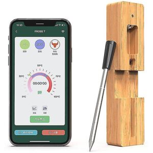 Unbranded Wireless Smart Meat Thermometer for Oven & Grill with Bluetooth & WiFi, 1 Probe, Unbranded Wireless Smart Meat Thermometer for Oven & Grill with Bluetooth & WiFi, 1 Probe,