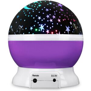 GreenZech (Purple) USB Rotating Projector Starry Nursery Night Light Star Sky Projection L GreenZech (Purple) USB Rotating Projector Starry Nursery Night Light Star Sky Projection L