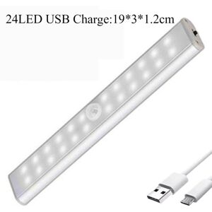 GreenZech (24LED USB Charge, Warm Light) Wireless LED Cabinet Night Light Motion Sensor Li GreenZech (24LED USB Charge, Warm Light) Wireless LED Cabinet Night Light Motion Sensor Li