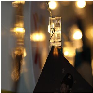 GreenZech (Warm White) 1.5M 10 LED Photo Clip String Lights LED Fairy Lights for Festival GreenZech (Warm White) 1.5M 10 LED Photo Clip String Lights LED Fairy Lights for Festival