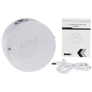 GreenZech (White(Sound control style)) 3 In 1 USB LED Galaxy Starry Night Light Sky Projec GreenZech (White(Sound control style)) 3 In 1 USB LED Galaxy Starry Night Light Sky Projec