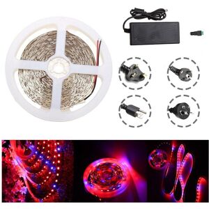 GreenZech (US Plug) Waterproof 5M Red:Blue 5:1 SMD5050 Full Spectrum LED Strip Grow Plant GreenZech (US Plug) Waterproof 5M Red:Blue 5:1 SMD5050 Full Spectrum LED Strip Grow Plant