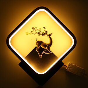 GreenZech 85-265V Modern Minimalist LED Wall Light Deer Pattern Living Room Bedroom Bedsid GreenZech 85-265V Modern Minimalist LED Wall Light Deer Pattern Living Room Bedroom Bedsid