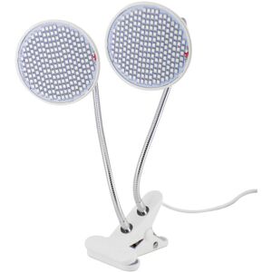 GreenZech (AU Plug) Dual Heads 20W LED Plant Grow Light with Lamp Holder Clip For Home Ind GreenZech (AU Plug) Dual Heads 20W LED Plant Grow Light with Lamp Holder Clip For Home Ind