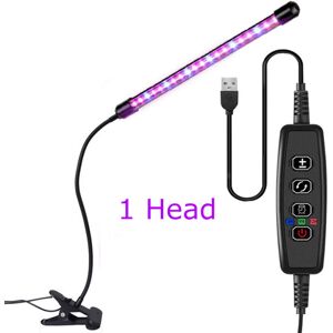 GreenZech (20LED) 1/2/3/4 Head LED Grow Light Plant Growing Lamp Lights with Clip for Indo GreenZech (20LED) 1/2/3/4 Head LED Grow Light Plant Growing Lamp Lights with Clip for Indo