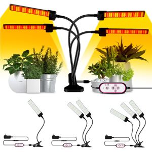 GreenZech (EU Plug, 2 Heads) 1/2/3/4 Heads USB Plant Grow Light Strip Hydroponic with Secu GreenZech (EU Plug, 2 Heads) 1/2/3/4 Heads USB Plant Grow Light Strip Hydroponic with Secu