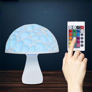 GreenZech 24cm 3D Mushroom Night Light Remote Touch Control 16 Colors USB Rechargeable Tab GreenZech 24cm 3D Mushroom Night Light Remote Touch Control 16 Colors USB Rechargeable Tab