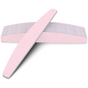 (Pink, Grit 100/180) Red Ember Professional Nail Files 10 Pcs, Emery Board (Pink, Grit 100/180) Red Ember Professional Nail Files 10 Pcs, Emery Board