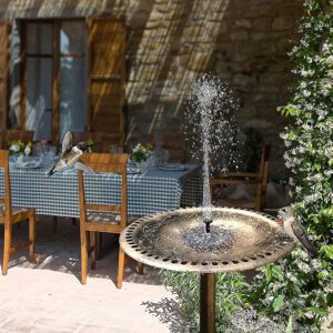 Unbranded Solar Water Fountain Pump, Free Standing 1.4w Floating Bird Bath Outdoor Fountai Unbranded Solar Water Fountain Pump, Free Standing 1.4w Floating Bird Bath Outdoor Fountai