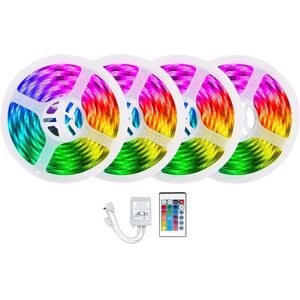 Unbranded 20M LED Strips Lights 3528 RGB Multicolor with 24 Key Remote for Yard Unbranded 20M LED Strips Lights 3528 RGB Multicolor with 24 Key Remote for Yard