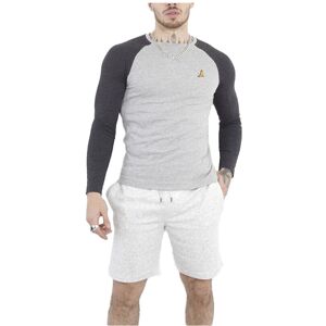 (Grey and Dark Charcoal, 2XL) BRAVE SOUL Mens Long Sleeve T Shirts Crew Neck Cas (Grey and Dark Charcoal, 2XL) BRAVE SOUL Mens Long Sleeve T Shirts Crew Neck Cas