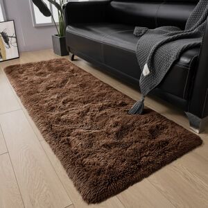 Imperial Rooms (Brown, 60 x 220 cm) Shaggy Non Slip Rugs Bedroom Living Room Area Rugs Hallway Imperial Rooms (Brown, 60 x 220 cm) Shaggy Non Slip Rugs Bedroom Living Room Area Rugs Hallway
