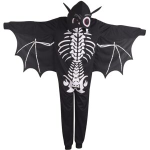 a2zkids (3-5 Years, Black) Boys Girls Skeleton Bat Wings Halloween Onesie a2zkids (3-5 Years, Black) Boys Girls Skeleton Bat Wings Halloween Onesie