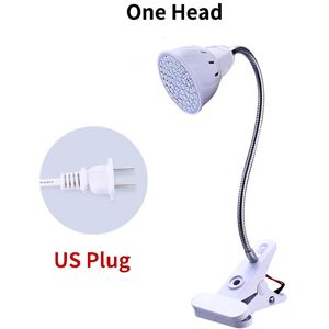 GreenZech (One head -US Plug, 60 leds) Phytolamp Full Spectrum LED Grow Light E27 Phyto La GreenZech (One head -US Plug, 60 leds) Phytolamp Full Spectrum LED Grow Light E27 Phyto La