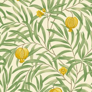 Belgravia Pomegranate Yellow-Green Leaf Wallpaper Modern Botanical Feature Wal Belgravia Pomegranate Yellow-Green Leaf Wallpaper Modern Botanical Feature Wal