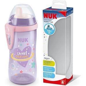 NUK Kiddy Cup Night Toddler Cup 12+ Months 300 ml Leak-Proof Toughened Spout Glo NUK Kiddy Cup Night Toddler Cup 12+ Months 300 ml Leak-Proof Toughened Spout Glo