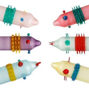 Unbranded Adult High Quality Rib Piercing Condom 6's Pack Unbranded Adult High Quality Rib Piercing Condom 6's Pack