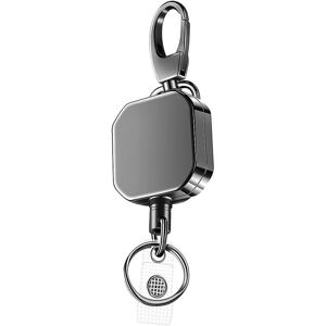 Unbranded Heavy Duty Metal Retractable Carabiner Belt Badge Reels Clip 28.3inch Reinforced Unbranded Heavy Duty Metal Retractable Carabiner Belt Badge Reels Clip 28.3inch Reinforced