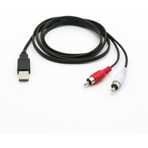 Unbranded Usb A Male To 2x Rca Phono Male Av Cable Lead Pc Tv Aux Audio Video Adapter Unbranded Usb A Male To 2x Rca Phono Male Av Cable Lead Pc Tv Aux Audio Video Adapter