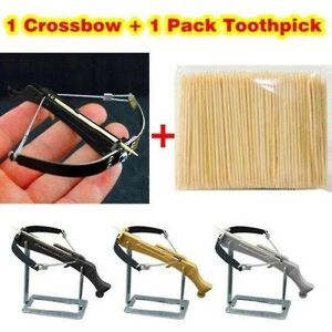 Unbranded Toothpick Mini Crossbow Bow Cross Arrow Bow Toy Unbranded Toothpick Mini Crossbow Bow Cross Arrow Bow Toy
