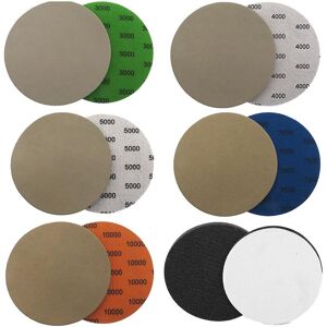 Unbranded 6 Inch 3000 4000 5000 7000 10000 Sandpaper Grinding Disc, With Interface Pad, 25 Unbranded 6 Inch 3000 4000 5000 7000 10000 Sandpaper Grinding Disc, With Interface Pad, 25