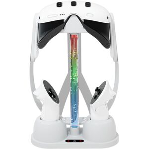 Unbranded Oculus Quest 3 Charging Base Dock with RGB Lighting - Non-Slip Glasses & Control Unbranded Oculus Quest 3 Charging Base Dock with RGB Lighting - Non-Slip Glasses & Control