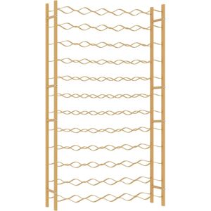 (gold, 72) vidaXL Wine Rack for 96 Bottles Iron Wine Storage Cabinet Holder Shel (gold, 72) vidaXL Wine Rack for 96 Bottles Iron Wine Storage Cabinet Holder Shel