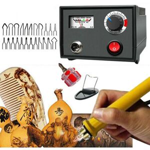 Unbranded 110V 220V 60W Multifunction Wood Burning Pen Tool Pyrography Machine Set Kit Bur Unbranded 110V 220V 60W Multifunction Wood Burning Pen Tool Pyrography Machine Set Kit Bur