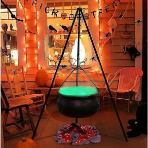 Unbranded Halloween Large Witches Cauldron On Tripod With Lights Unbranded Halloween Large Witches Cauldron On Tripod With Lights