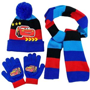 Unbranded (Blue Black) Kids Cars Lightning Mcqueen Warm Knit Pompom Beanie Hat Scarf And G Unbranded (Blue Black) Kids Cars Lightning Mcqueen Warm Knit Pompom Beanie Hat Scarf And G